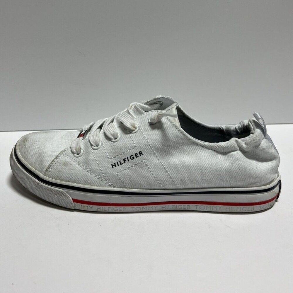 Tommy Hilfiger Womens Odesi Sneaker White Size 8.5 M